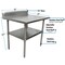 Bk Resources Work Table Stainless Steel Undershelf, Plastic feet 5" Riser 30"x24" SVTR5-3024 - alternate 2